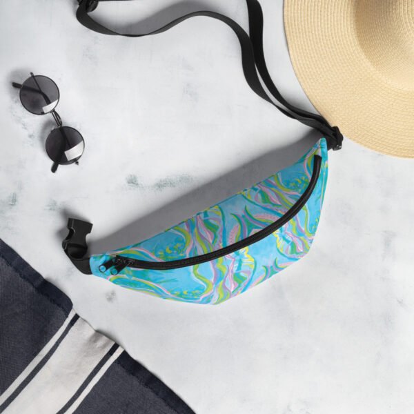 Baby Blue Blooms Fanny Pack - Image 7