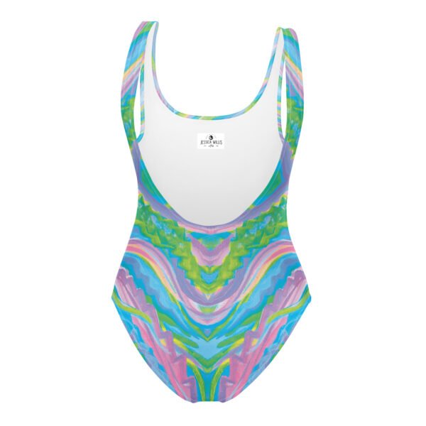 Baby Blue Blooms One-Piece Swimsuit - Image 4