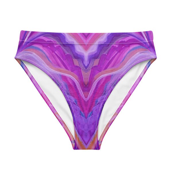 Pink Portal Recycled high-waisted bikini bottom