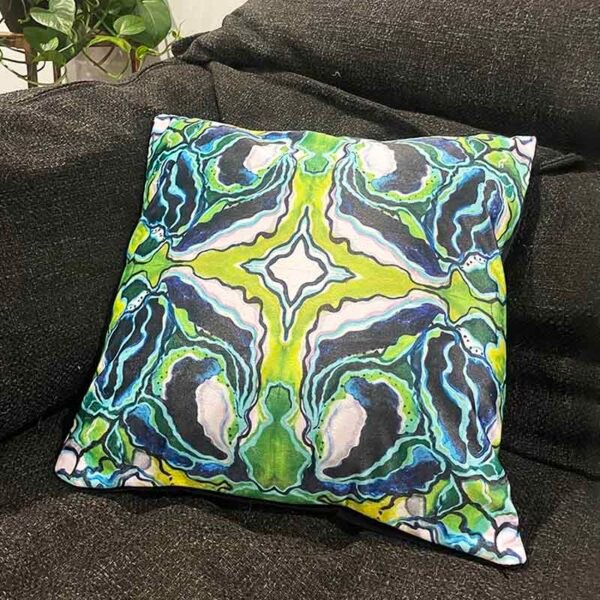 Cannabis Print Velvet Pillowcase