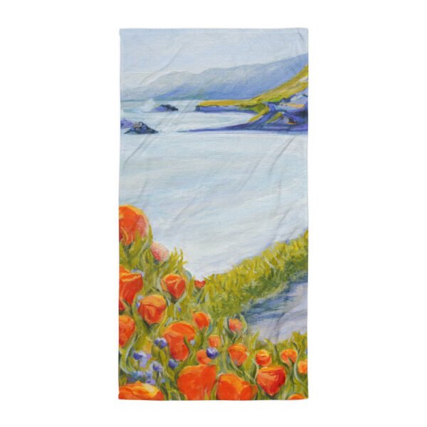 California Poppies Beach Towel