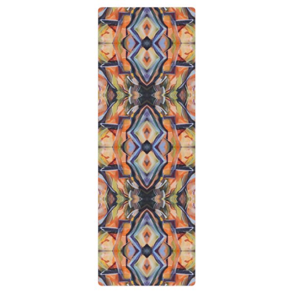 Autumn Tones Patterned Yoga mat