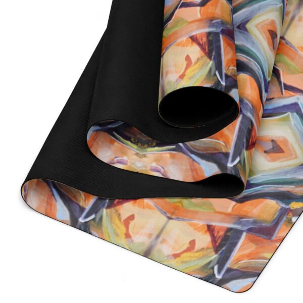 Autumn Tones Patterned Yoga mat - Image 3